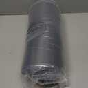 FuturaLoom One Piece Memory Foam Seat & Back Cushion Lumbar Support, Adjustable Strap, Non Slip Bottom Breathable Removable Cover for Office Chair, Car, Truck (Grey)