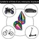 3 x DBlosp Car Tire Valve Stem Caps, 4 PCS Alloy Tire Valve Stem Caps, Durable & Stylish Air Caps for Cars, SUVs, Trucks, Bikes, Motorcycles - Corrosion Resistant, Leak-Proof Accessories