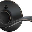 Schlage F170 ACC 716 RH Right Handed Accent Door Lever, One Sided Non-Turning Dummy Door Handle, Aged Bronze