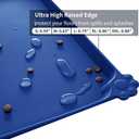 Reopet Waterproof Pet Feeding Mat, Non-Slip Silicone Placemats for Dog Cat Food and Water Bowl, High Raised Edges to Prevent Spills and Protect Floors