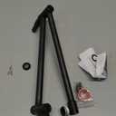 Oil Rubbed Bronze Shower Arm Extension - 13'' Height & Range Adjustable, Locking Nuts, Universal Connector