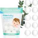 Frida Baby Natural Vapor Bath Bombs for Toddlers & Kids, Eucalyptus Essential Oil Bath Bombs for Aromatherapy, 10 Count