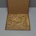 100PCS Cocktail Picks, Fancy Toothpicks for Appetizers, Decorative Skewers for Appetizers Drinks Party Fruit, 4.7 Inch Long Wooden Bamboo Gold Ball Food Sticks Charcuterie Boards Accessories