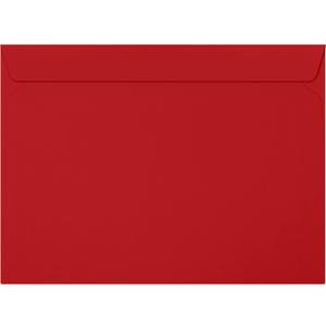 LUXPaper 9 x 12 Booklet Envelopes | Ruby Red | 80lb. Text | 50 Qty