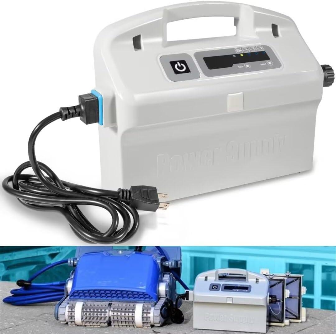 9995678 Assy Power Supply with 58984402L Black Power Cord Replacement Parts Fit for Maytronics Dolphin Apollo DX4s DX5s Edge Premier Wave 50 75 Robotic Swimming Pool Cleaner