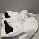 Ghost Adult Onesie - Spirit Halloween Costume - Plush Spooky One Piece Cosplay Suit for Adults, Women and Men FUNZIEZ! M