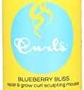 Curls Blueberry Bliss Sculpting Mousse - 5.75 oz, For Textured, Coily, and Curly Hair, Styling Hair Mousse Great for Twist Outs and Wash & Go's