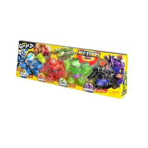 Heroes of Goo Jit Zu Special Edition All Stars 4 Pack - Tyro, Blazagon, Shredz, Ultra Rare Corruptagon, Yellow