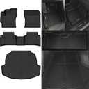Naibeve Floor Mats for Toyota Corolla Sedan 2020-2024 2025 2026 (Not for Corolla Cross & Hatchback)- All Weather for Toyota Corolla Floor Mats Cargo Mat Trunk Liner Cargo Liner