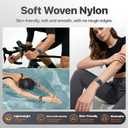 2 x Nylon Replacement Strap Compatible with Hume Band - Breathable & Sweatproof Sport Loop for Hume Health Band - Metal Buckle & Loop Closure for Secure - Adjustable Wristband Strap for Fitness Tracker