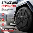 20" Cyber Wheel Cover Replacement for 2024-2025 Tesla Cybertruck, 1 Pack
