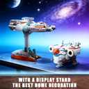 STEM 3 in 1 Space Vehicle Building Set - Creative Play Space Building Set with Spacecraft Model, Drone, and Wing Fighter, Great Birthday Gift Toy for Star Fans Kids Boys Ages 8+