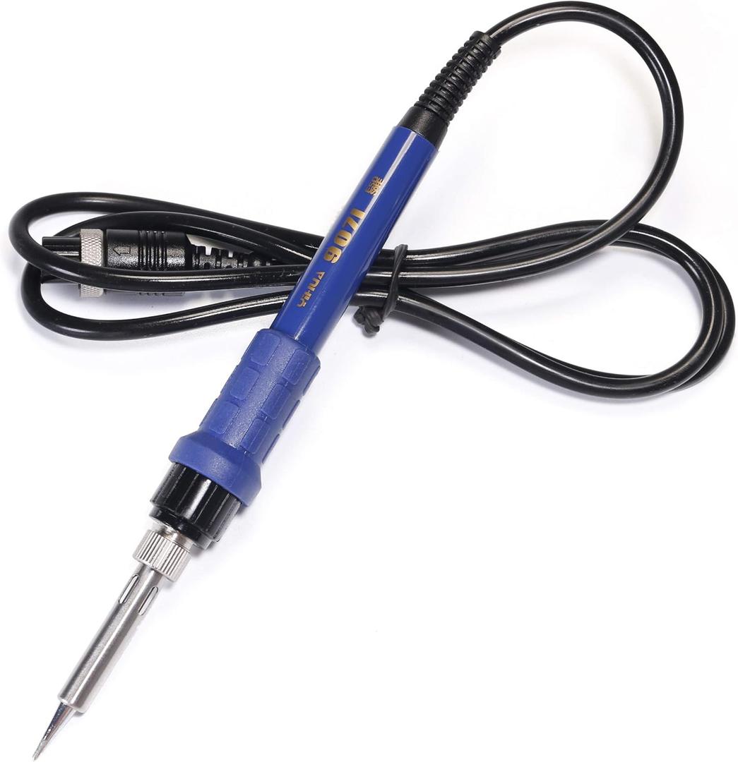 YIHUA 907I Blue Grip Replacement Soldering Iron Handpiece/Handle for YIHUA 862BD+, 853D 2A USB, 853D 3A USB, 853D 5A II and 948-II models