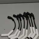 8pcs Ls Spark Plug Wire Set, 9070C Ceramic Spark Plug Wire with Extreme 9000 Ceramic Boot Compatible with LS Terminals LS3 LS4 LS7 LT Engines