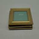 LaVie Home 5x5 Picture Frames (3 Pack, Gold) Square Photo Frame Set with High Definition Glass for Wall Mount & Table Top Display