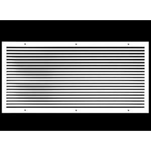 HVAC Premium 28'' X 18" Aluminum Return Grille - Easy Air Flow - Linear Bar Grilles [Outer Dimensions: 29.875 X 19.875]