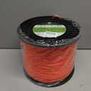 Viabrico .095" Weed Eater String, Square Orange Heavy Duty String Trimmer Line, Weed Wacker String Universal Commercial Grade, Premium Nylon Weedeater Line 0.095" x 10LB, 2591Foot