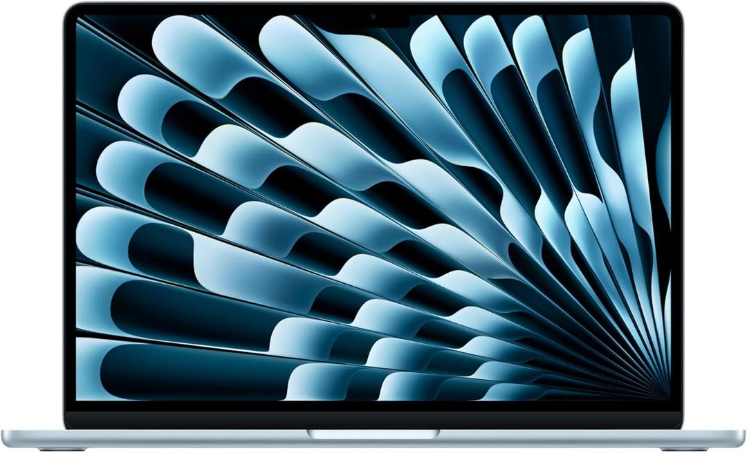 Apple 2025 MacBook Air 13-inch Laptop with M4 chip: Built for Apple Intelligence, 13.6-inch Liquid Retina Display, 16GB Unified Memory, 256GB SSD Storage, 12MP Center Stage Camera, Touch ID; Sky Blue