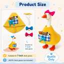 3 x 7 Inch Desk Goose Outfits Cat Theme, Mini Desktop Goose Accessories