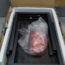 Furologee Clothes Racks for Hanging Clothes, Portable Rolling Garment Rack, Sturdy Metal Freestanding Cloths Racks with Wheels, Double Rods Wardrobe Rack for Bedroom Laundry Living Room (Black)