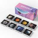 POCOCO Immersive Planet Series Galaxy Star Projector Night Light Discs: Realistic Galaxy Patterns, 5K Ultra HD, 96% Light Transmission, High Brightness - 8-Piece Pack (Projector Not Included)