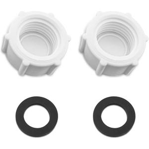 Drain Valve Cap Compatible with Intex Pools 11456 & 11385 Sand Filter Drain Cap with O-Ring for Above Ground Pool, Drain Plug Cap for Sand Filter Pumps and Combo Replacement Parts,SF90110-1,SF60110-2