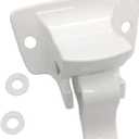 3314067.004B Bottom Bracket Assembly Wall Mount Bracket for RV Camper Trailer White (3314067.004B (1 PCS))
