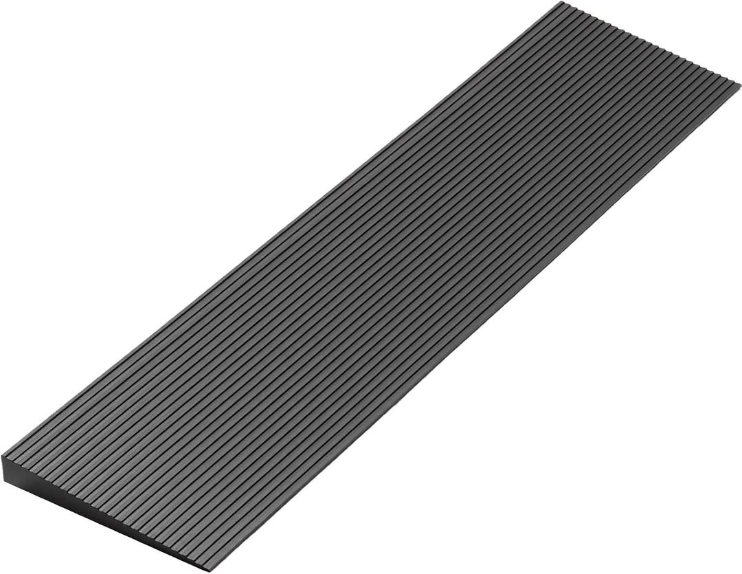 0.8 Rise Threshold Ramp Doorway Curb Ramp 3000LBS Capacity Mobility Door Ramps for Home Steps Anti-Slip Wheel Chair Ramp for Bike, Scooter, Bathroom，Sweeper（0.8'Rise）