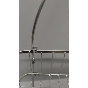 Simple Houseware Stainless Steel Bathroom Hanging Shower Head Caddy Organizer (26 x 16 x 5.5 inches)