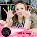 Valentines Day Finger Lights,30 Pack Valentines Day Gifts for Kids Classroom,Game Pattern Glow in the Dark Bulk Party Favors, Exchange Gifts Class Prize Packing Bags Filler