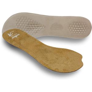 Pedag Lady Gel | Made in Germany | Ultra Thin Gel Insole for High Heels & Pumps | Metatarsal Pad | Heel Pad | Velour Top | Size Small, Fits US Women 5-7 / EU 35-37 | Tan | 1 Pair