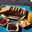 Raj Disposable Palm Leaf Bowls (25 Count, 4" Square Bowls) Strong Bowl Like Bamboo Party Bowl - Decorative Compostable Tableware for Lunch, Dinner, Birthday, Outdoor, BBQ, Picnic.