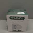 FOCUSLINE 100 Count White Plastic Dessert Plates 7 Inch, Disposable Heavy Duty Plastic Plates for Weddings, Parties and Events