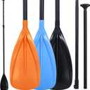BBTO 3 Pack Sup Paddle 3 Pieces Adjustable Aluminium Stand-up Sup Paddle with Glass Fiber Blade Adjustable Aluminum Alloy Shaft 65" - 85" for Surfing Floating Water Sport