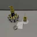 Dreyoo 2 Piece Set Light Bulb Changer, Floodlight and Suction Cup Light Bulb Changer Compatible with DocaPole and Other Standard Threaded Extension Pole, Pole Not Included(Yellow)