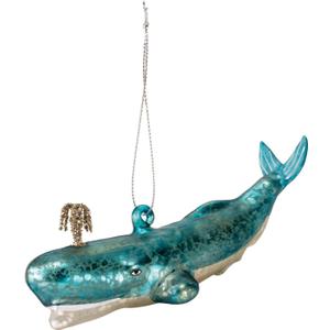 Primitives by Kathy Glass Ornament - Blue Whale