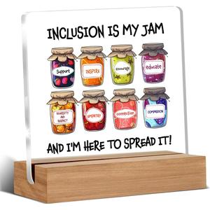 Autism Teacher Gifts, Special Education Teacher Gifts, Autism Acrylic Desk Plaque Decor Sign