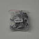 2 in 1 Garland Hooks and Fireplace Stocking Holders, Mantel Hooks for Christmas Adjustable No Drill Mantle Stocking Hanger for Fireplace Xmas Holiday Home Party Decoration (black-6PCS)