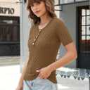 Kistore Short Sleeve Sweater for Women Fashion Clothing 2026 S-XL