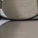 24 Inch Wall-Mounted Round Bathroom Mirror with LED-Lights - Frame Vanity Mirrors (24" x 24", Black)