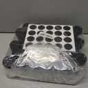 Tosnail 36 Pack 2.7 Oz Small Plastic Spice Bottles with Black Shaker Lids and Labels, Empty Plastic Jars with Lids, Seasoning Shaker Containers for Travel, Camping, Glitter, Gift, Party Favors - Clear