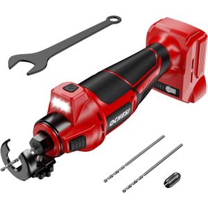 Cordless Drywall Cut-Out Tool Compatible with Milwaukee 18V Battery, 3 Speed Adjustable Brushless Rotary Saw with Up to 30000 RPM, Compact Spiral Saw Kit for Wood,Drywall,Tiles,plastic, (Tool Only)