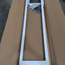 PetSafe Sliding Glass Pet Door - No-Cut DIY Install Doggy Door for Renters - Aluminum Frame - Adjustable Height 91 7/16" to 96" - Ideal for Medium Dogs Up to 40 lb - White