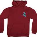 SANTA CRUZ Screaming Hand P/O Hooded Midweight Sweatshirt Maroon XL Youth (XL)