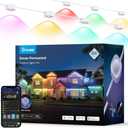 Govee Permanent Outdoor Lights Pro, 200ft with 120 RGBIC LED Lights for Daily and Accent Lighting, 75 Scene Modes for Outdoor Decor, IP67 Waterproof, Works with Alexa, Google Assistant, Matter, White