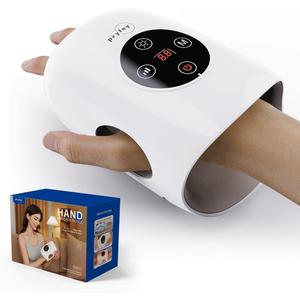 Hand Massager with Heat and Compression, Cordless Hand Massage for Arthritis Carpal Tunnel Relief, Finger Wrist Relaxation, 9 Modes 9 Intensities, Birthday Gifts for Women Mom, White