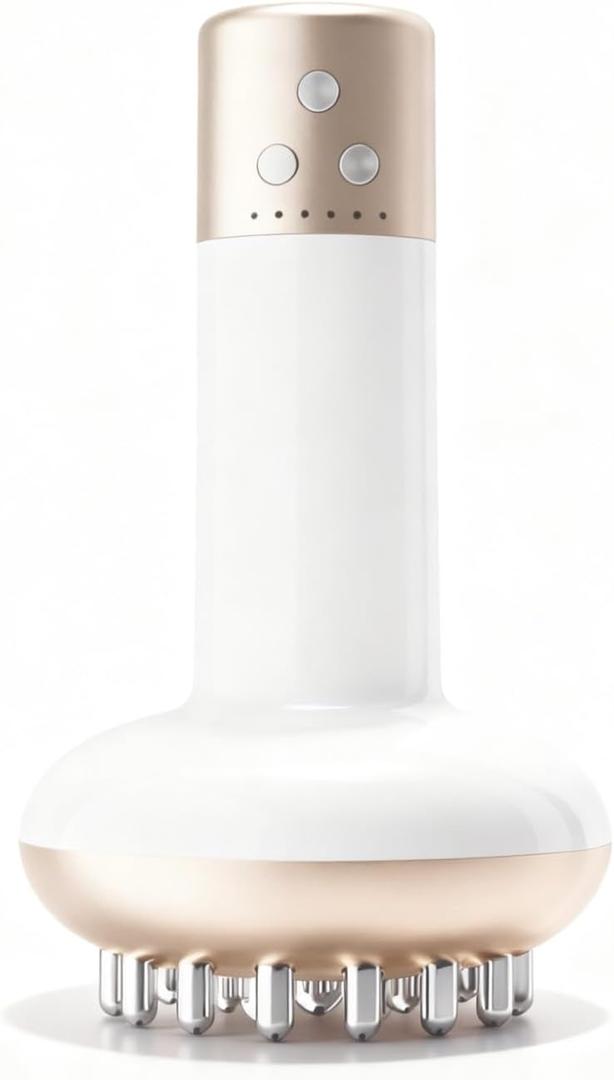 Lymphatic Drainage Massager & Anti-Cellulite Massage Tool with Microcurrent, Light, Heat & Vibration Body Sculpting Machine for Legs, Arms & Belly, Reduces Stretch Marks, Promotes Circulation