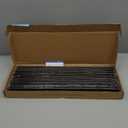 Ravinte 10 Pack 18 Inch Square Cabinet Handles Matte Black Drawer Pulls Kitchen Hardware