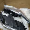 Headlight Assembly Compatible with 2012-2015 Toyota Prius Replacement for 8117047520 8113047520, Headlamp Head Lights Lamp Chrome Housing Clear Lens Left & Right Side -Not Fit for Prius C&V