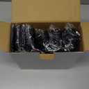 180PCS Black Plastic Silverware,Heavy Duty Disposable Utensils Include 60 Forks,60 Spoons and 60 Knives,Black Cutlery Plastic Silverware Sets for Party, Birthday,Wedding